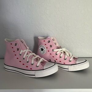 Converse Chuck Taylor All Star High Tops - Cherry Blossom with Embroidery